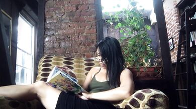 Dominatrix Mara as Reading Nanny Sitter with Quiet Time