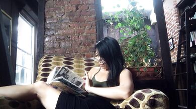 Dominatrix Mara as Reading Nanny Sitter with Quiet Time