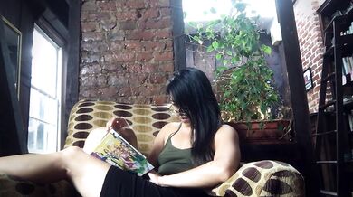 Dominatrix Mara as Reading Nanny Sitter with Quiet Time