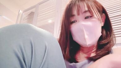 [Uncensored] Main story uncensored! Yoga Wear Vibrator Masturbation Taken from under a glass table