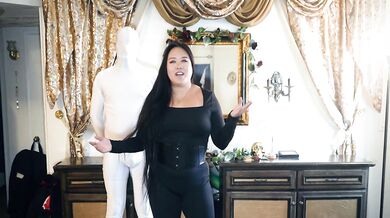 Dominatrix Mara's Guess My Pose Game 2 [Catsuit + Zentai Suit]