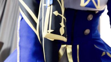 Saber cosplay Honkai: Star Rail × Fate