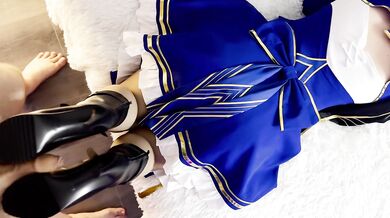 Saber cosplay Honkai: Star Rail × Fate