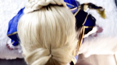 Saber cosplay Honkai: Star Rail × Fate