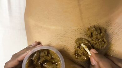 Eating watalappan on stepsister’s pussy