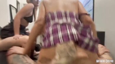 TWO NAUGHTY STUDENTS SUCKING DICK AND FUCKING HOT - Collab OverdoseOnhell