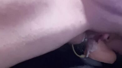 Red head takes dildo
