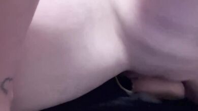 Red head takes dildo
