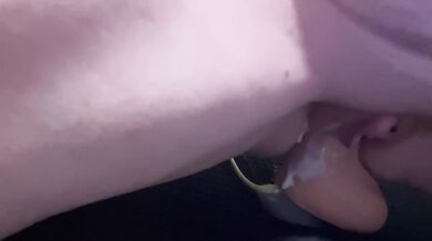 Red head takes dildo