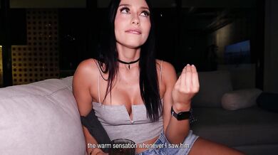 My best friend ex-girlfriend came to leave something and instead got all my cum