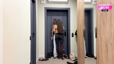 Naughty babe had a wild night with me on our first date in the hotel!! Real Scene