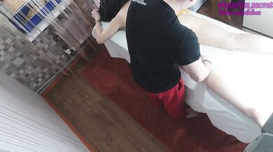 orgasm from a stranger in a real massage session