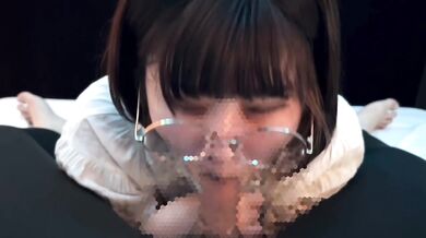 Junior college girl gives blowjob and cum in mouth and gokkun before going out