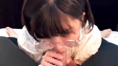 Junior college girl gives blowjob and cum in mouth and gokkun before going out