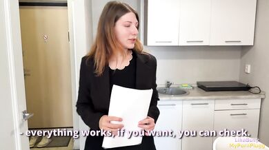 I fucked an estate agent hard because she overcharged for her service
