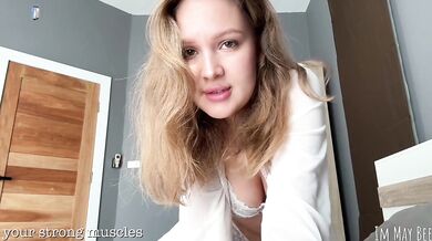 POV / VIRTUAL SEX I met my husband from a business trip