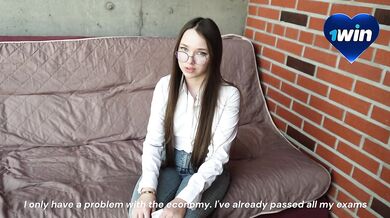 A student mistook the door and was fucked by a stranger for credit - Valeria Sladkih
