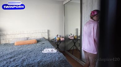 POV: "Did you spy on me again?" Stepsister came to tease me, but got a little carried away.