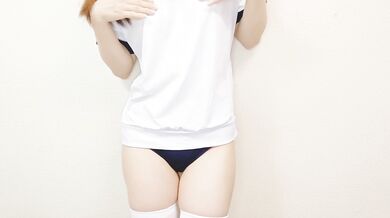 Japanese schoolgirl in knee high thighs masturbates with toys and raises her legs indecently
