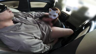 I lied to my husband and had a secret meeting→ I got a in the car.