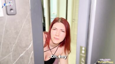 My classmate found out about my dirty hobby and came to fuck me like in the video - LikaBusy