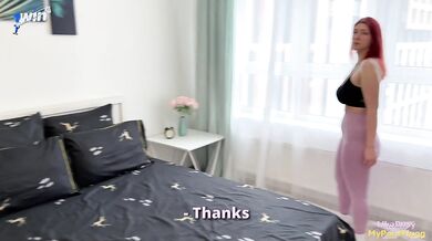 My classmate found out about my dirty hobby and came to fuck me like in the video - LikaBusy
