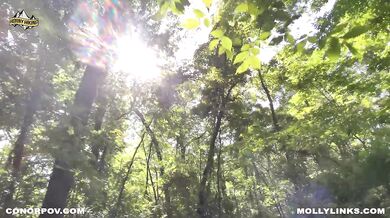 She loves sucking my cock in public places multiple cumshot - Horny Hiking ft Molly Pills - POV 4K