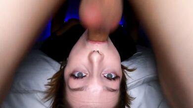 Hard Throat fucking brings her to Tears