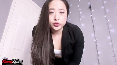 Tough Lawyer Babe Handles your Cock -ASMR POV BJ