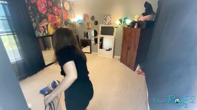 Vacuuming Carpet Powder
