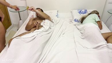 Wife woke up when she heard how her husband had sex with their girlfriend - real cuckquean wife