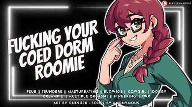 Fuck Your Horny Roomie So She Can Focus on Her Exam [Bratty Slut] | Audio Roleplay