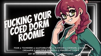 Fuck Your Horny Roomie So She Can Focus on Her Exam [Bratty Slut] | Audio Roleplay