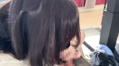 [POV] Japanese goth girlfriend happily gave me a blowjob [Esunoa]
