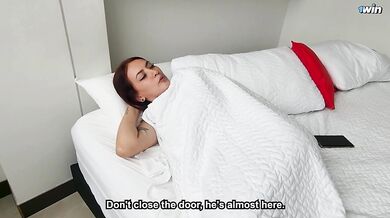 My husband almost caught me fucking my stepbrother for the first time - Andrea Castro