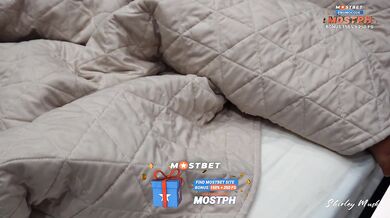My horny stepsister wants DOUBLE CUMSHOT on her bed