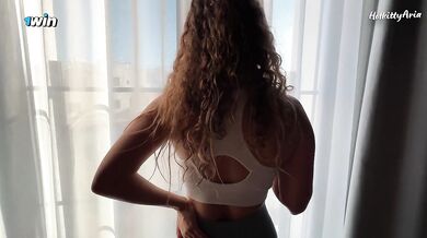 Impossible to last 2 minutes in this position; amazing big tits and a great ass
