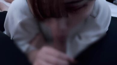 立ちフェラでギンギンにさせて最後は精子をごっくん cum in mouth gokkun