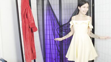 Step Sis Tries On Girl Next Store Dresses! Amateur Try On Haul!