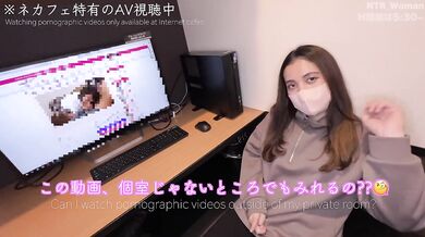 【ネカフェ/大量中出し】中出しした後も連続高速バック!! ネカフェの密室で寝取られる美人妻さん AVを見ながら同じ動きでする騎乗位がエロすぎる　個人撮影 素人 ハメ撮り 人妻 NTR 中出し 変態