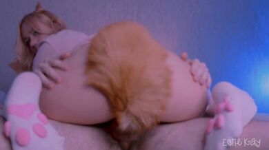 What's happen if you cum into catgirl? Ooops.