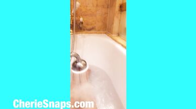 Cherie Deville masturbating in the bathtub