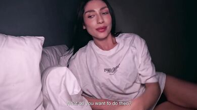 Neighbor can I stay with you tonight? I lost my keys and I want a HARD FUCK | COLOMBIAN MODEL