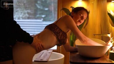 Fucked my stepsister in front of the shower while my parents were out | Kuporovaa Krupa