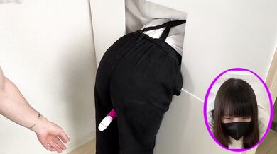【Japanese Amateur】She gave a mine to a japanese emo girl who could not get out of the wall.【Esunoa】