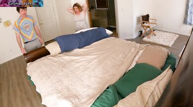 Stepmom shares bed with stepson to make room for the cousins