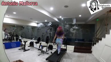 Big White Ass Fitness Freak Argentinian Gets Fucked In The Gym - Meriandheavy