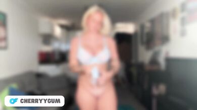 *EXCLUSIVE* Bikini Try On Haul with MASSIVE TITS