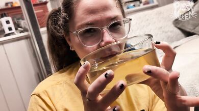 Dumb bitch thinks her bowl of piss is the Holy Grail