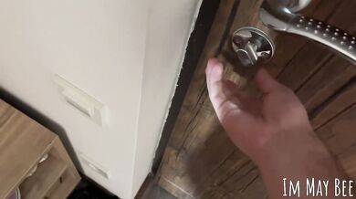 Cheating on my wife with a young housemaid. Fucked in the kitchen and cum in mouth